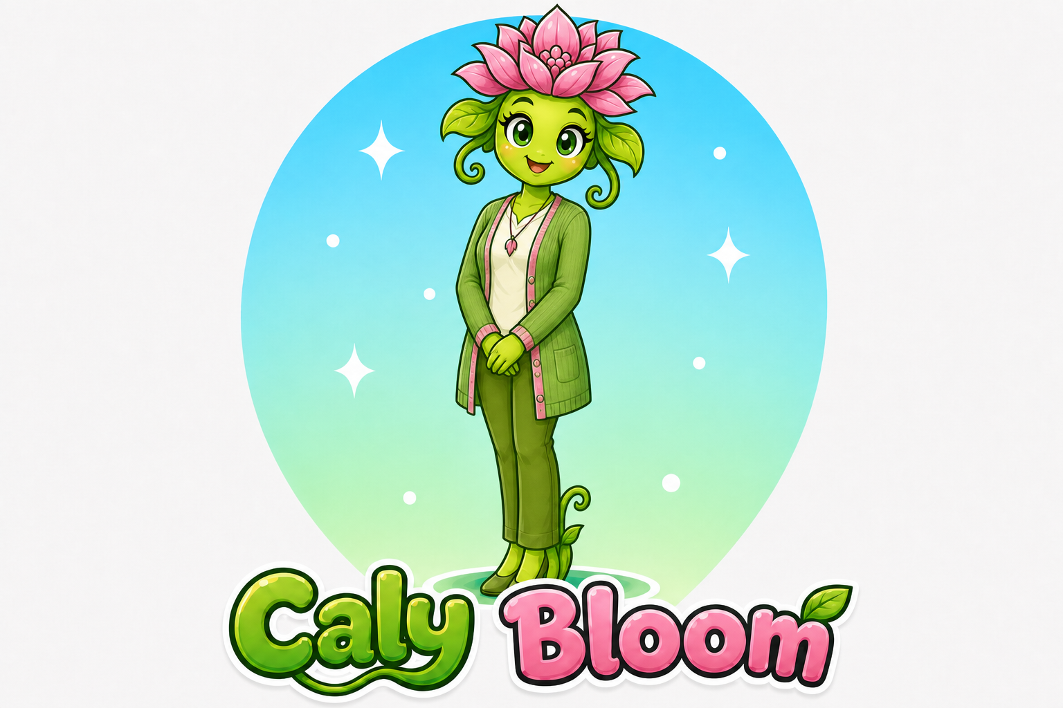 Caly Bloom — adult plant mascot