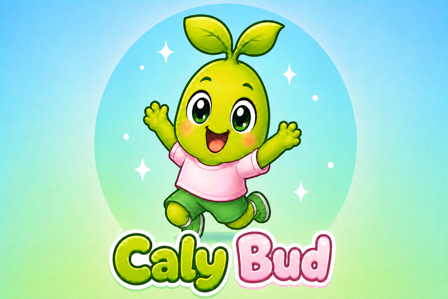 Caly Bud — child plant mascot