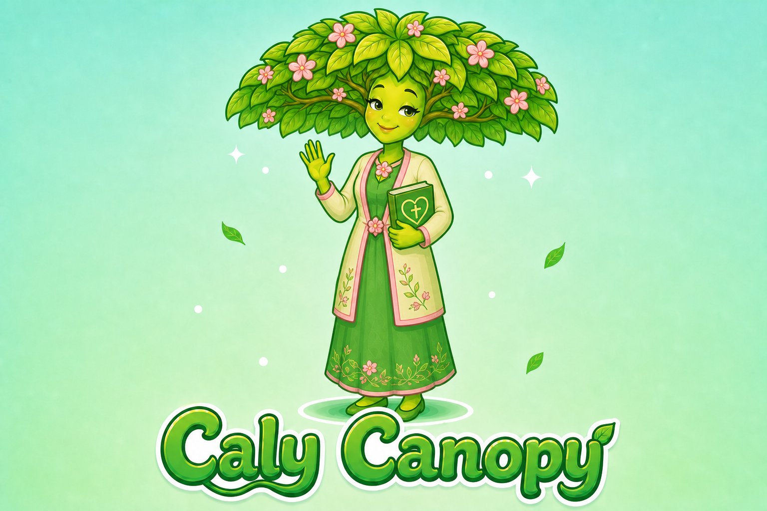 Caly Canopy — caregiver plant mascot