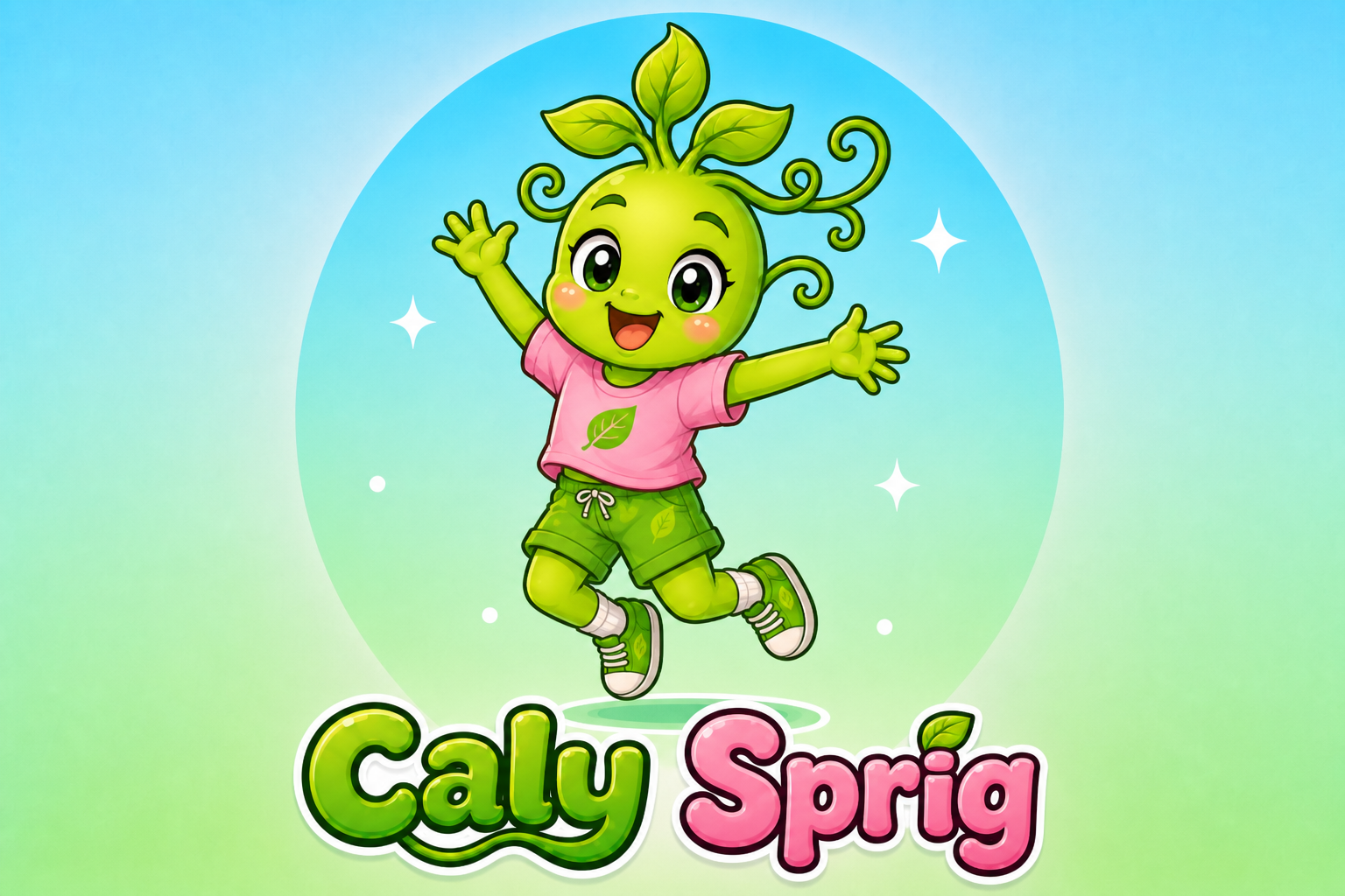 Caly Sprig — tween plant mascot