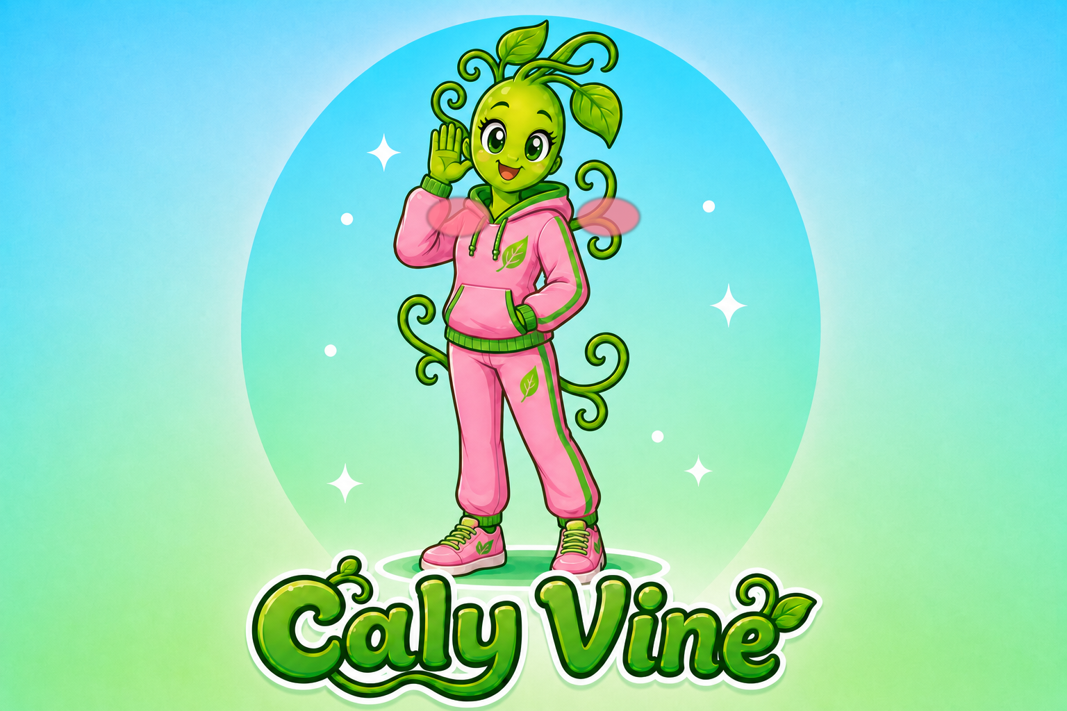 Caly Vine — teen plant mascot